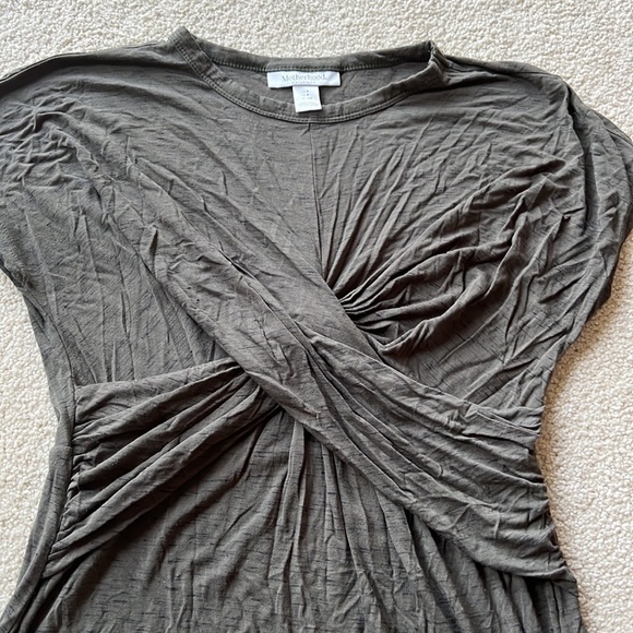 Motherhood Maternity army green dress S - Picture 2 of 3